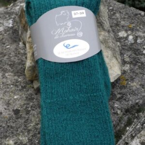 Chaussettes fines 37 39 émeraude