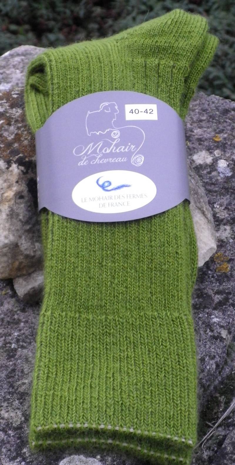 Chaussettes fines 40 42 anis