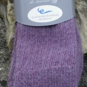 Chaussettes fines 40 42 mauve